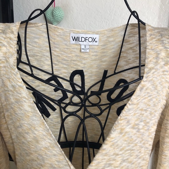 Wildfox Golden Long Jacket No Tags Never Worn - Picture 3 of 5